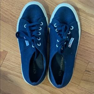 Navy SUPERGA COTU classic sneakers size 37.5